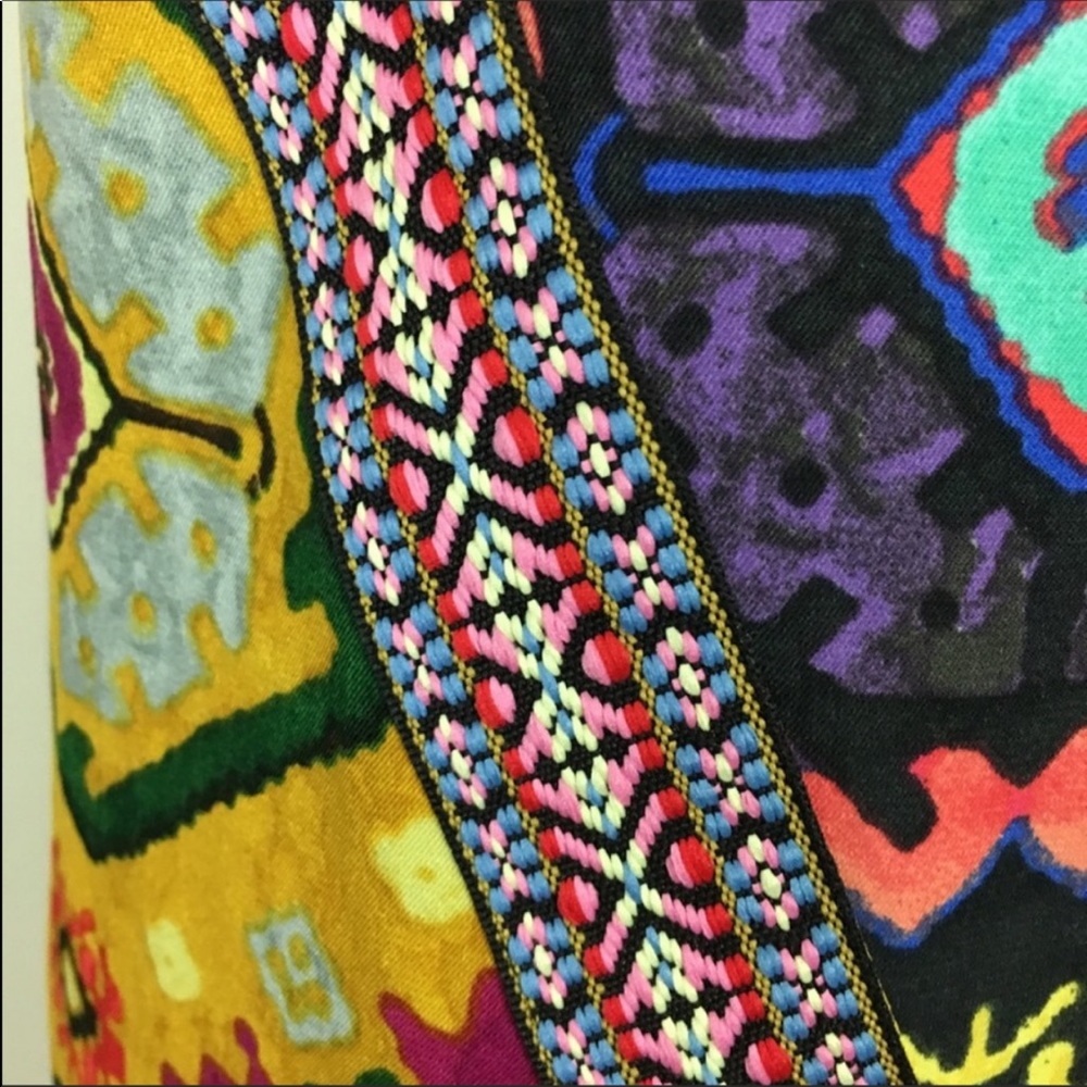 Rachel Roy Multi Color Embroidered Shift Dress - Picture 6 of 6